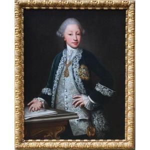 Dupra Around, Turin XVIIIth Portrait Of Charles Emmanuel IV Of Savoy.
