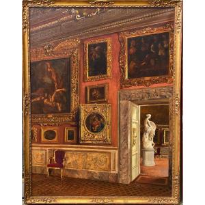 Antonio Mario ASPETATTI 1880-1949, Salle de Saturne, galerie palatine, palais Pitti à Florence.
