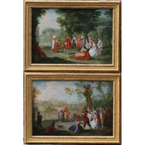 Sébastien Jacques Leclerc Dit Leclerc Des Gobelins 1734-1785, Harvest Festival And Dances