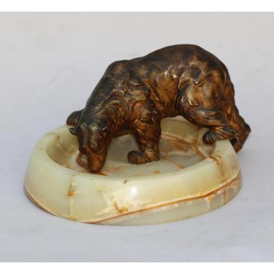 Start A.titze XX "sabreuvant Bear" Bronze