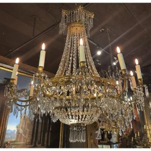 Late 18th-century Northern European Neoclassical Basket-style Chandelier