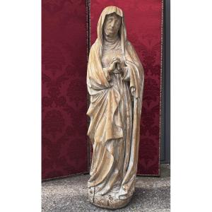 Hans Multscher 1400-1467 suiveur de, allemagne fin XVème, Vierge de calvaire.