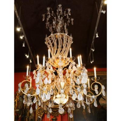 Monumental Chandelier Of The House Rings XXth