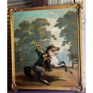 19th Century School, Rider On A Prancing Horse