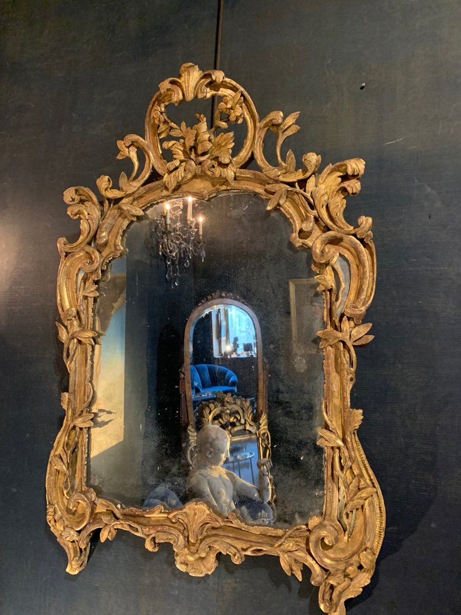 Miroir, époque Louis XV -photo-3