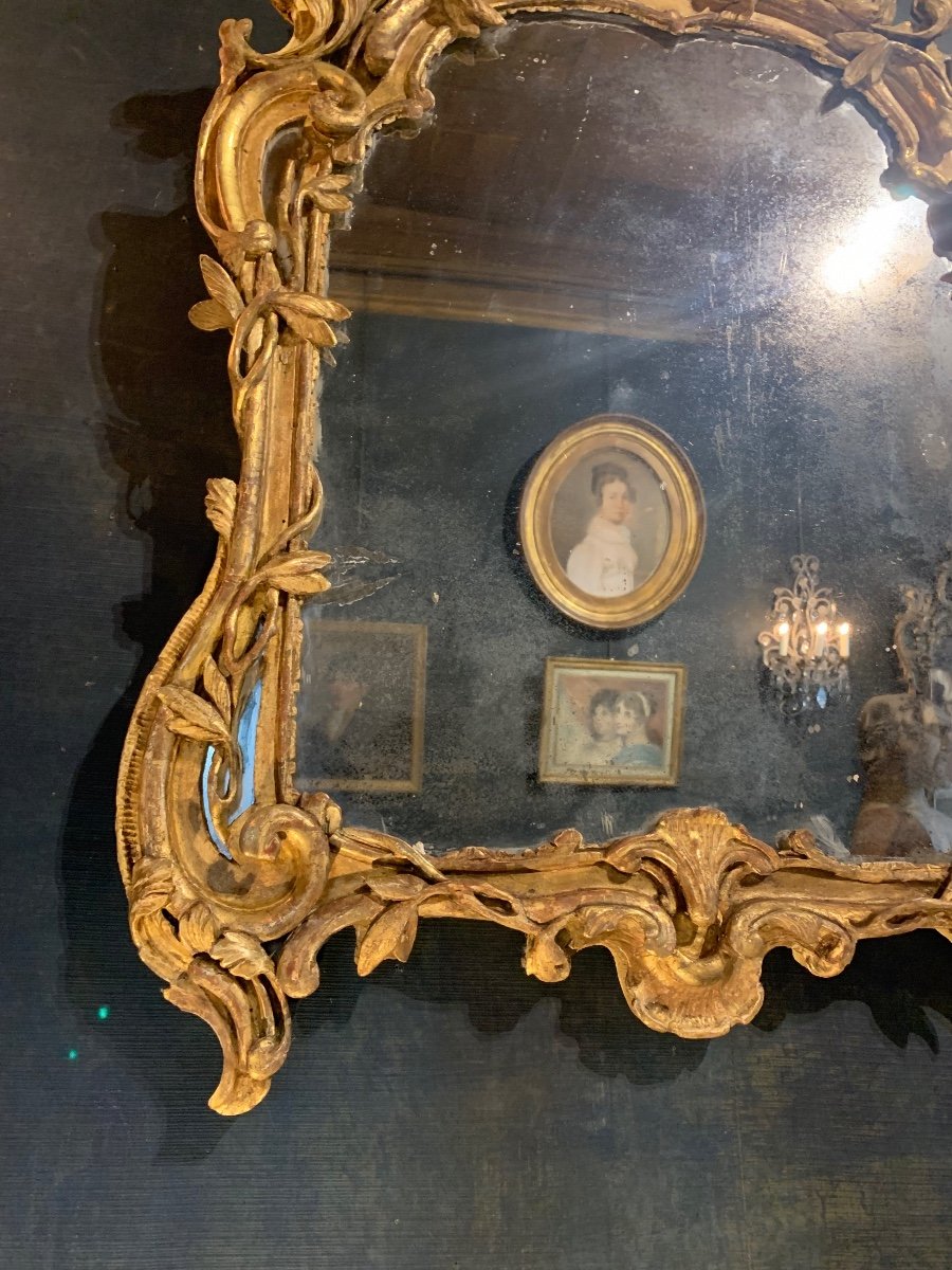 Miroir, époque Louis XV -photo-2