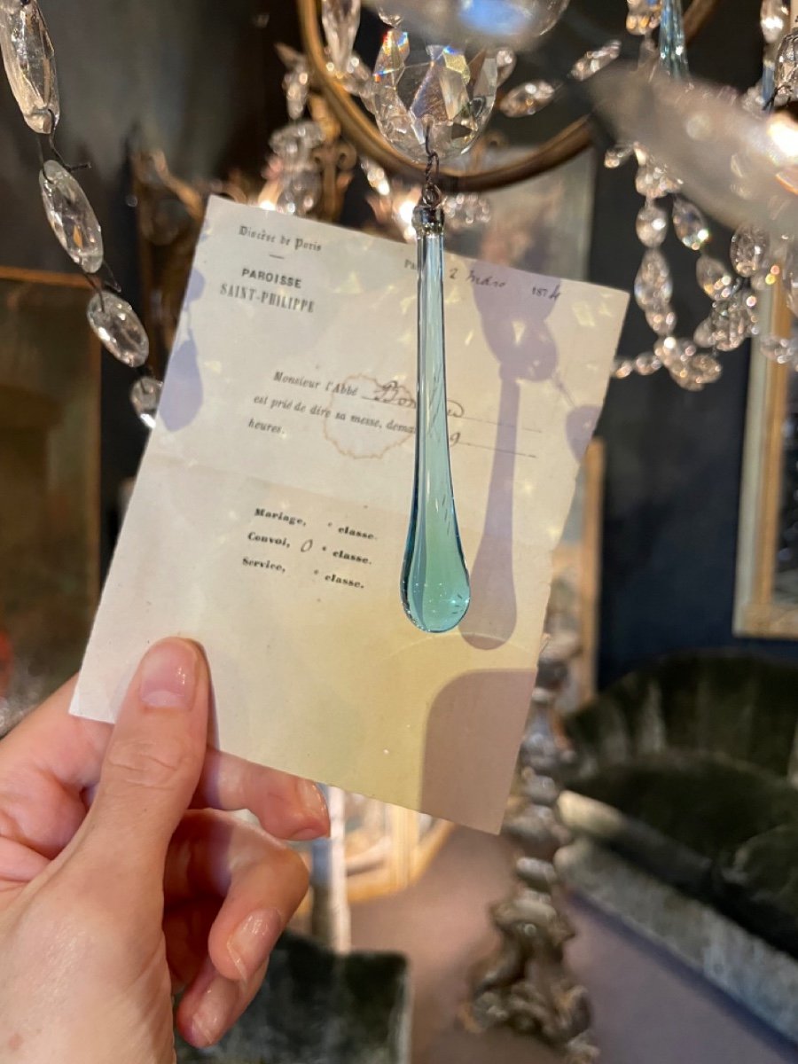 Large Genoese Chandelier, 19th Century-photo-3