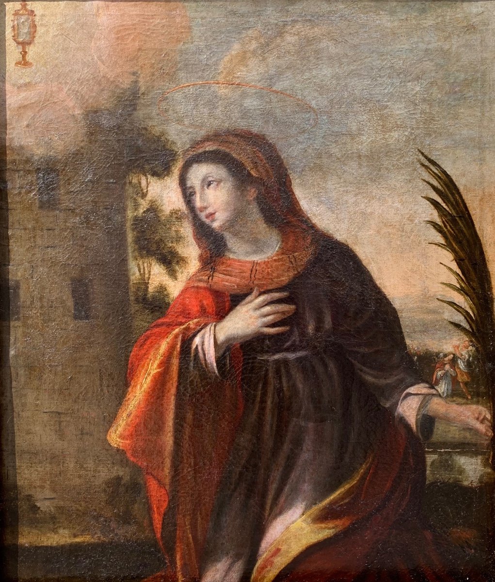 "Sainte Barbe", XVII siècle -photo-2
