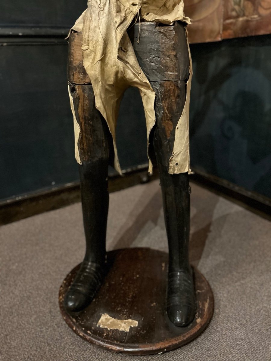 Porte-armure en bois, XIX siècle-photo-1