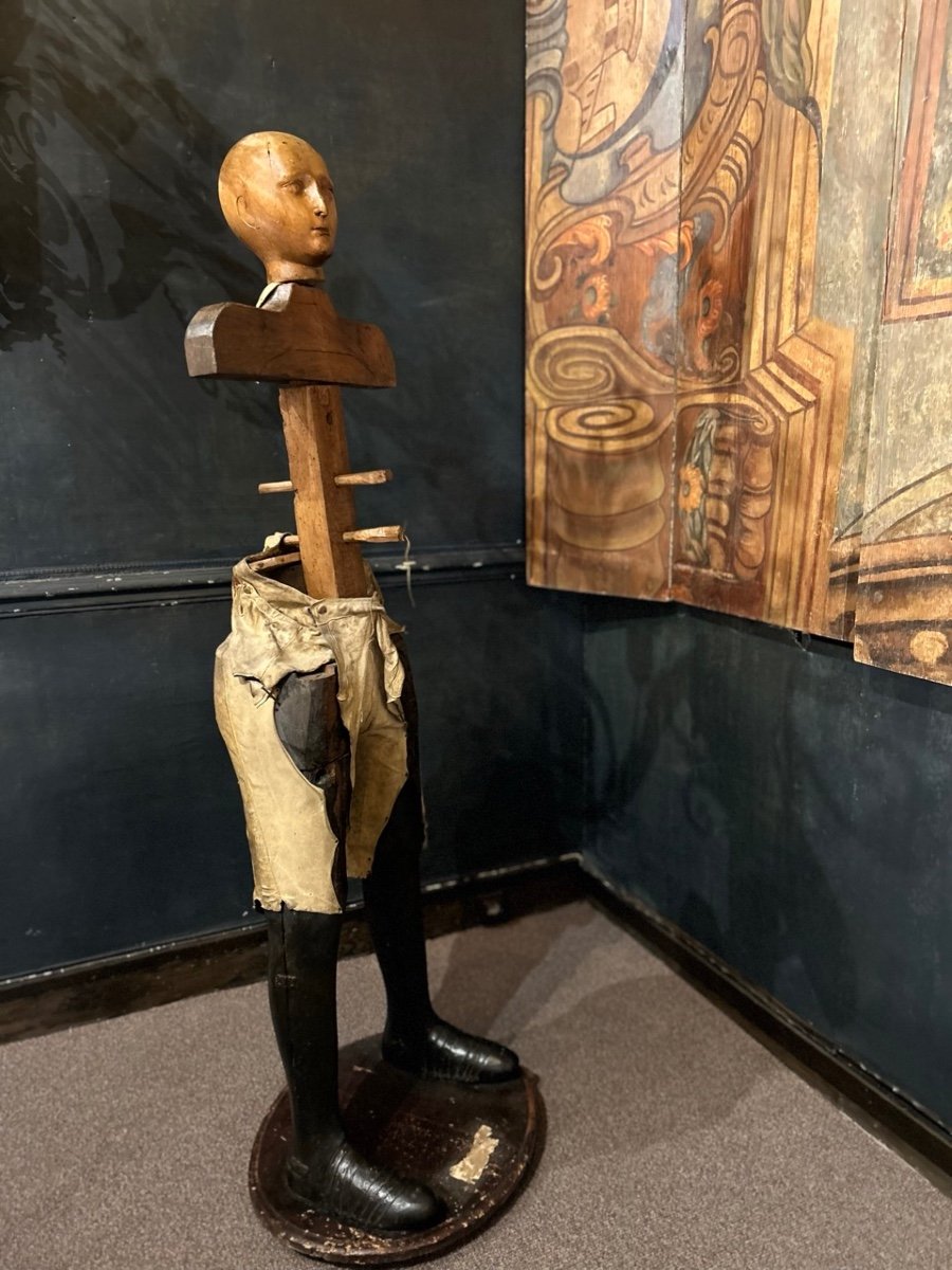 Porte-armure en bois, XIX siècle-photo-5