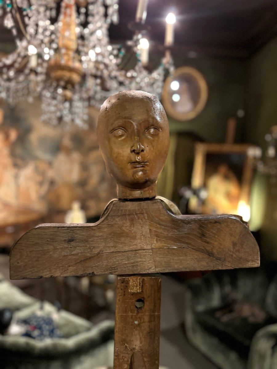 Porte-armure en bois, XIX siècle-photo-7