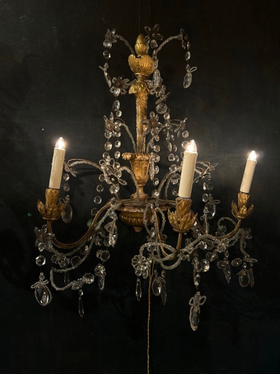 Pair Of Large Sconces, Gênes, 19th Century -photo-3