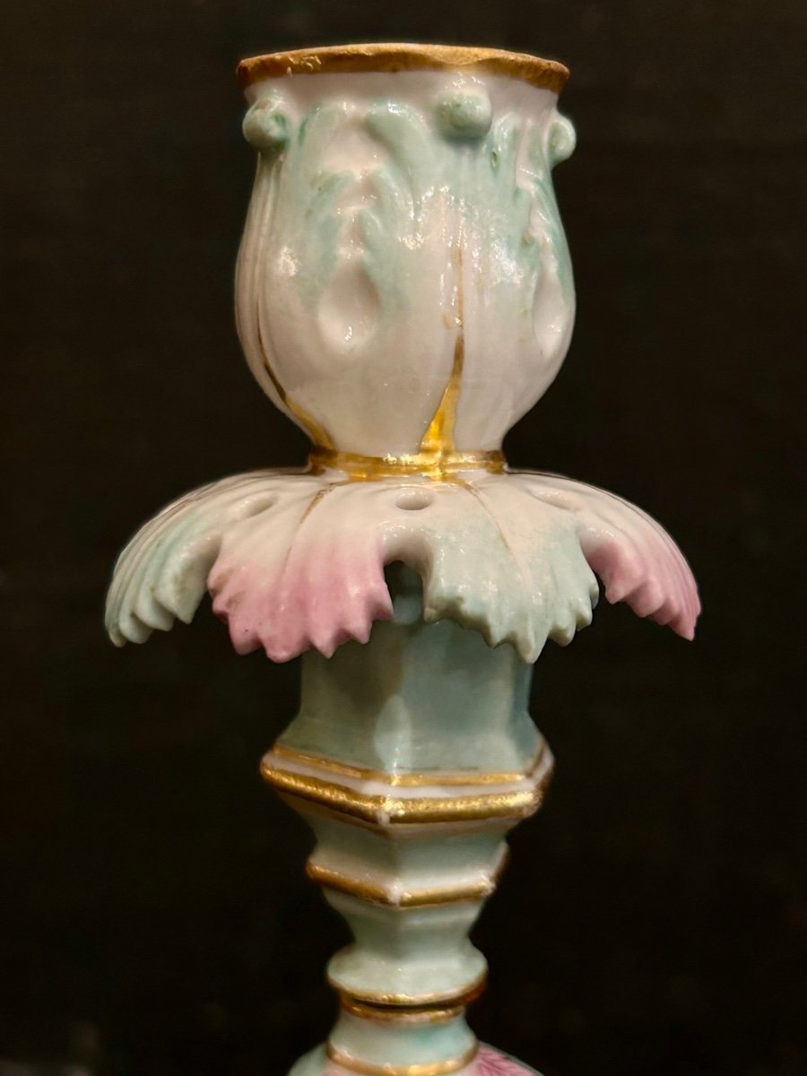 A Pair Of Porcelain Bourgeois In The Taste Of Meissen, 19th Century-photo-5