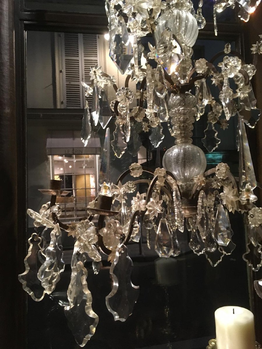 Chandelier With Daggers And Tassels, Circa 1800-photo-2