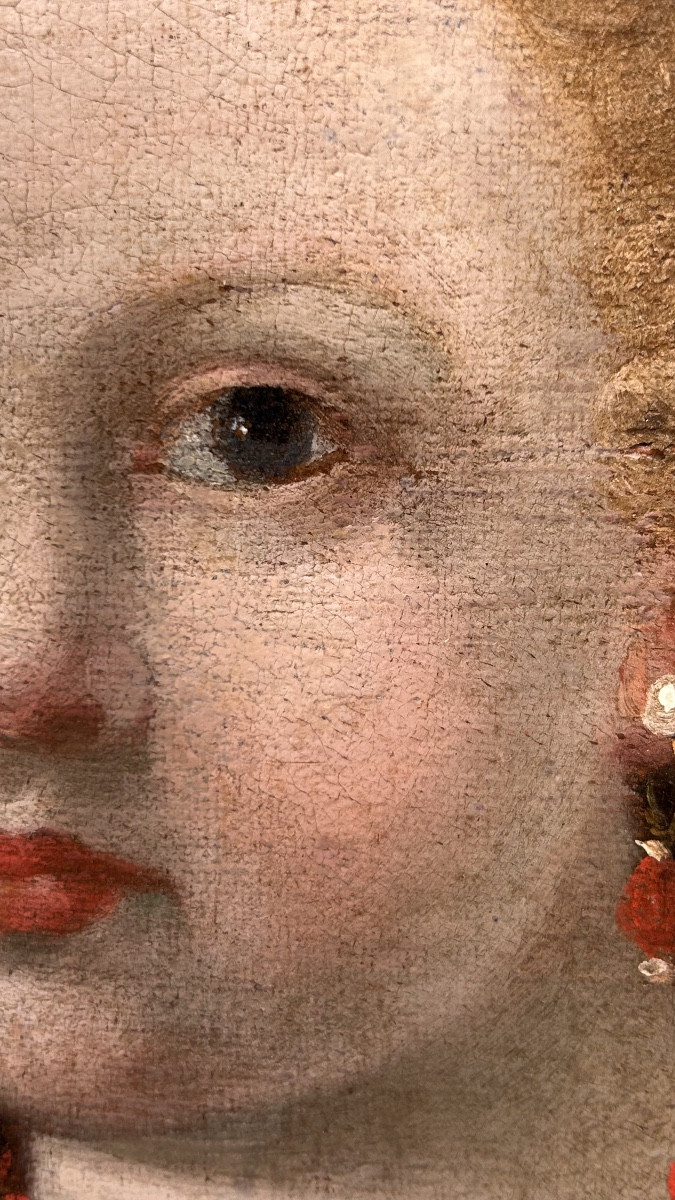 « La Brodeuse », XVIII siècle-photo-4