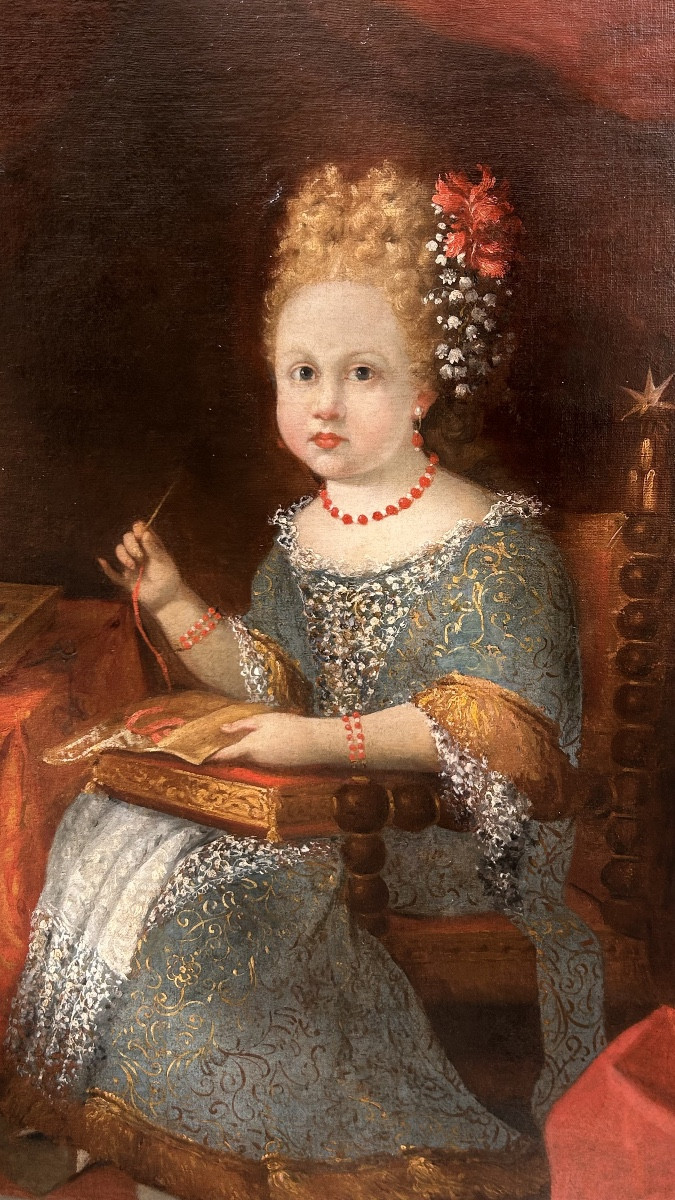 « La Brodeuse », XVIII siècle-photo-6