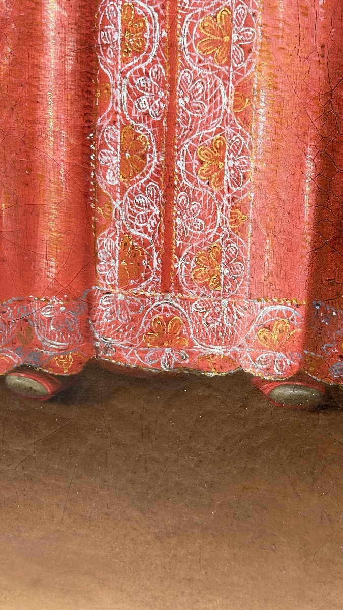 « Enfant princier avec son chien », XVIII siècle-photo-2