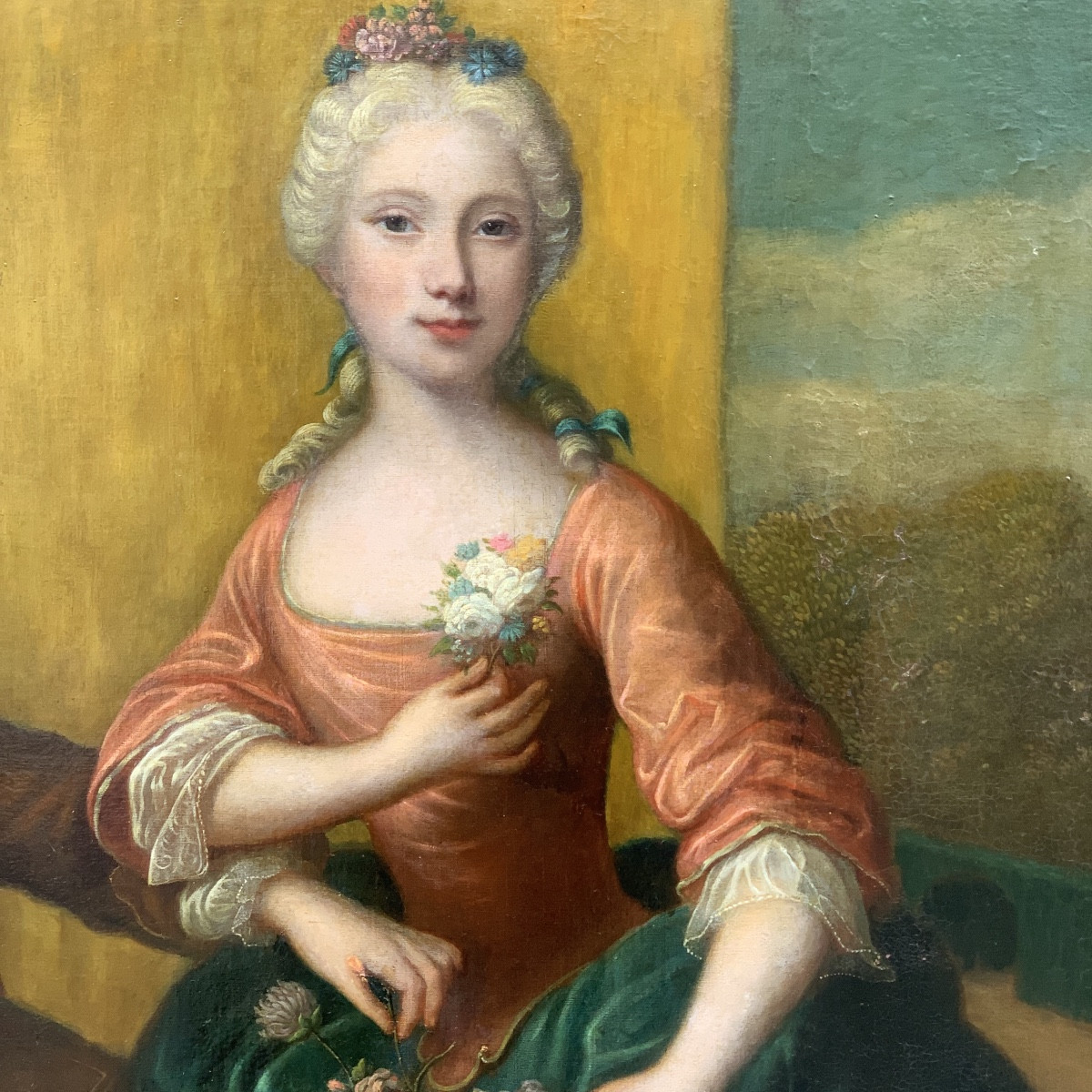 Jeune couple, Ecole autrichienne, fin XVIII siècle