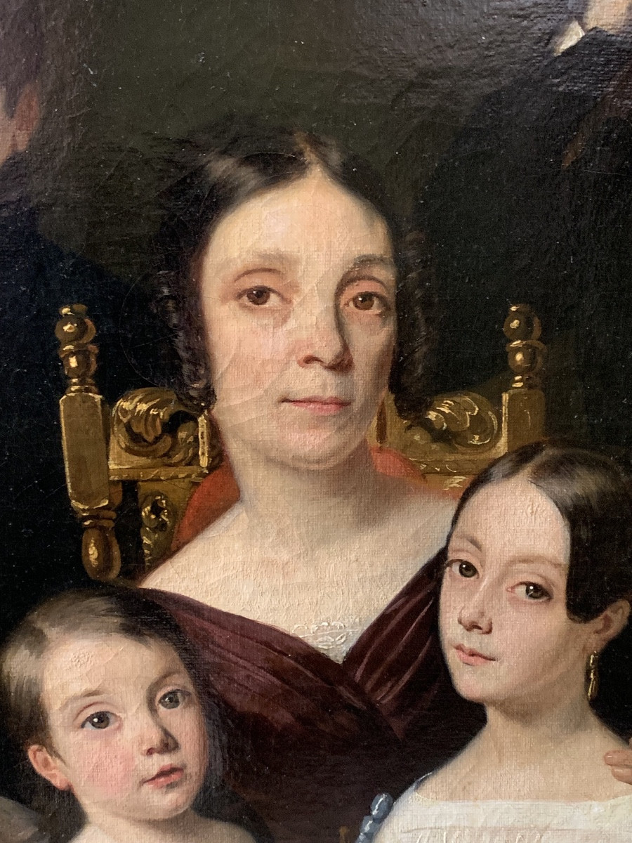 PORTRAIT DE FAMILLE, XIX SIÈCLE-photo-4