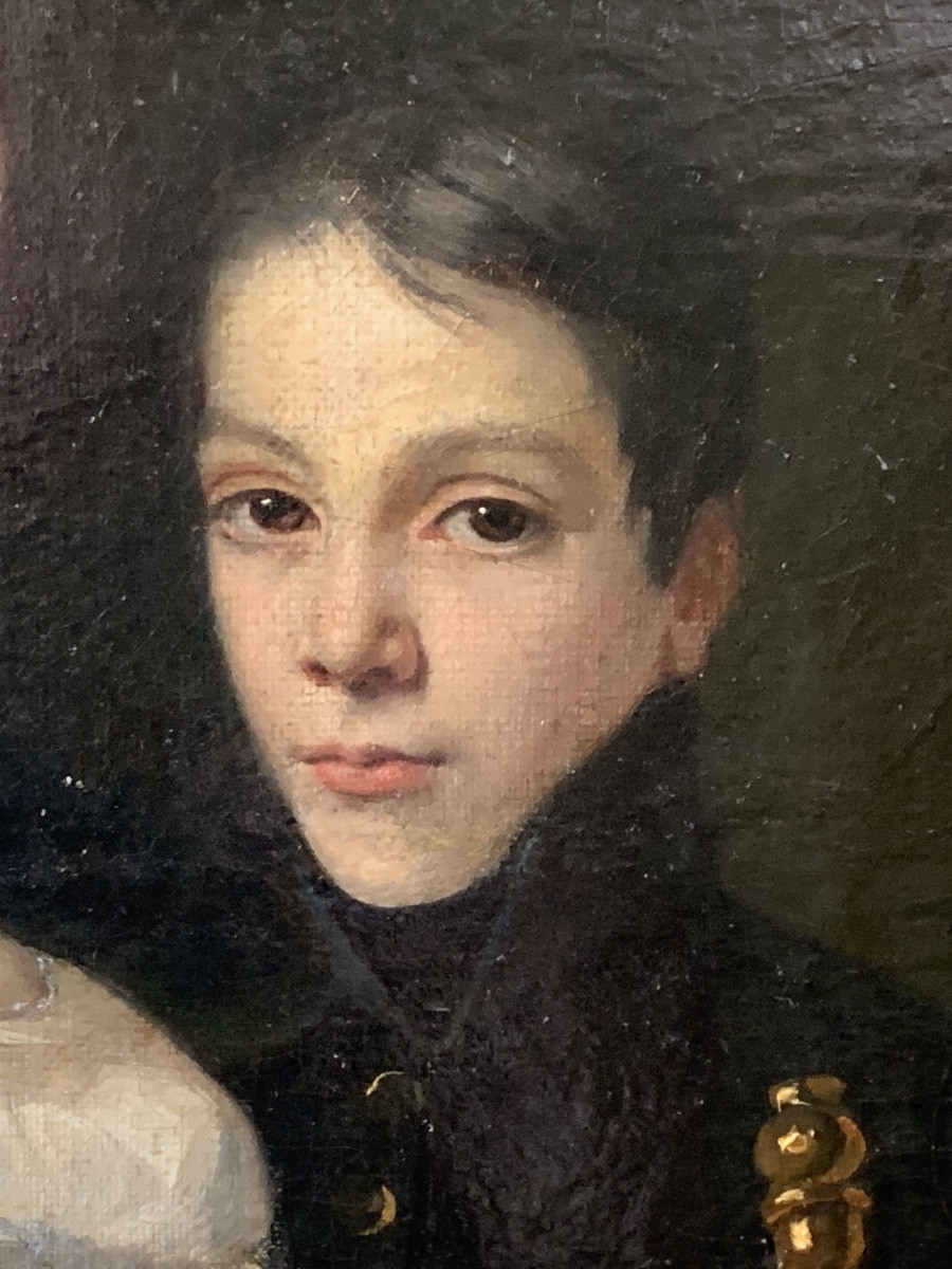 PORTRAIT DE FAMILLE, XIX SIÈCLE-photo-2