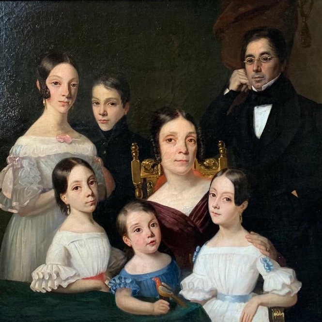 PORTRAIT DE FAMILLE, XIX SIÈCLE