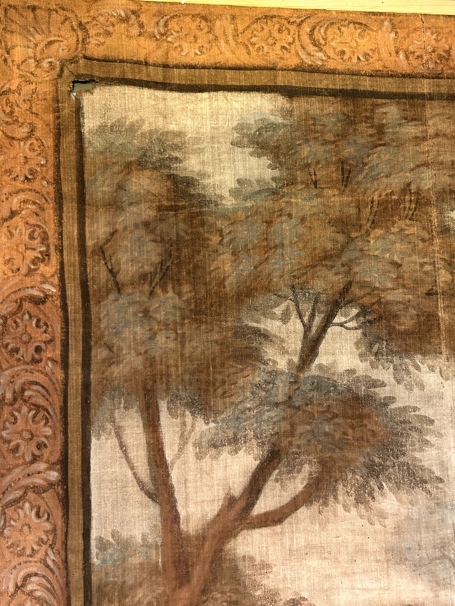 Painted Canvas, The Bird In A Cage, Also Known As The Loves Of The Bocage – Lancret, 18th Century-photo-4