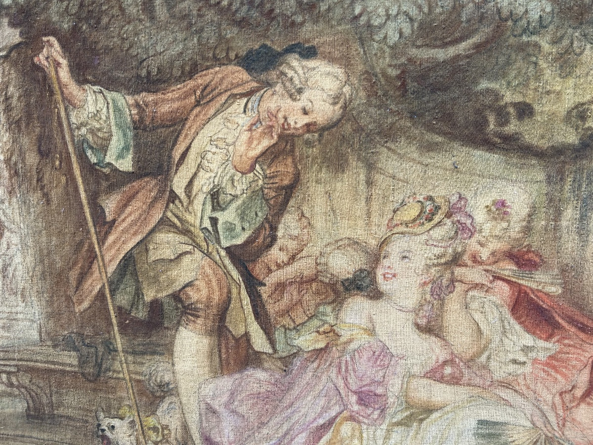 Painting By Mattia Traverso "country Scene"-photo-4