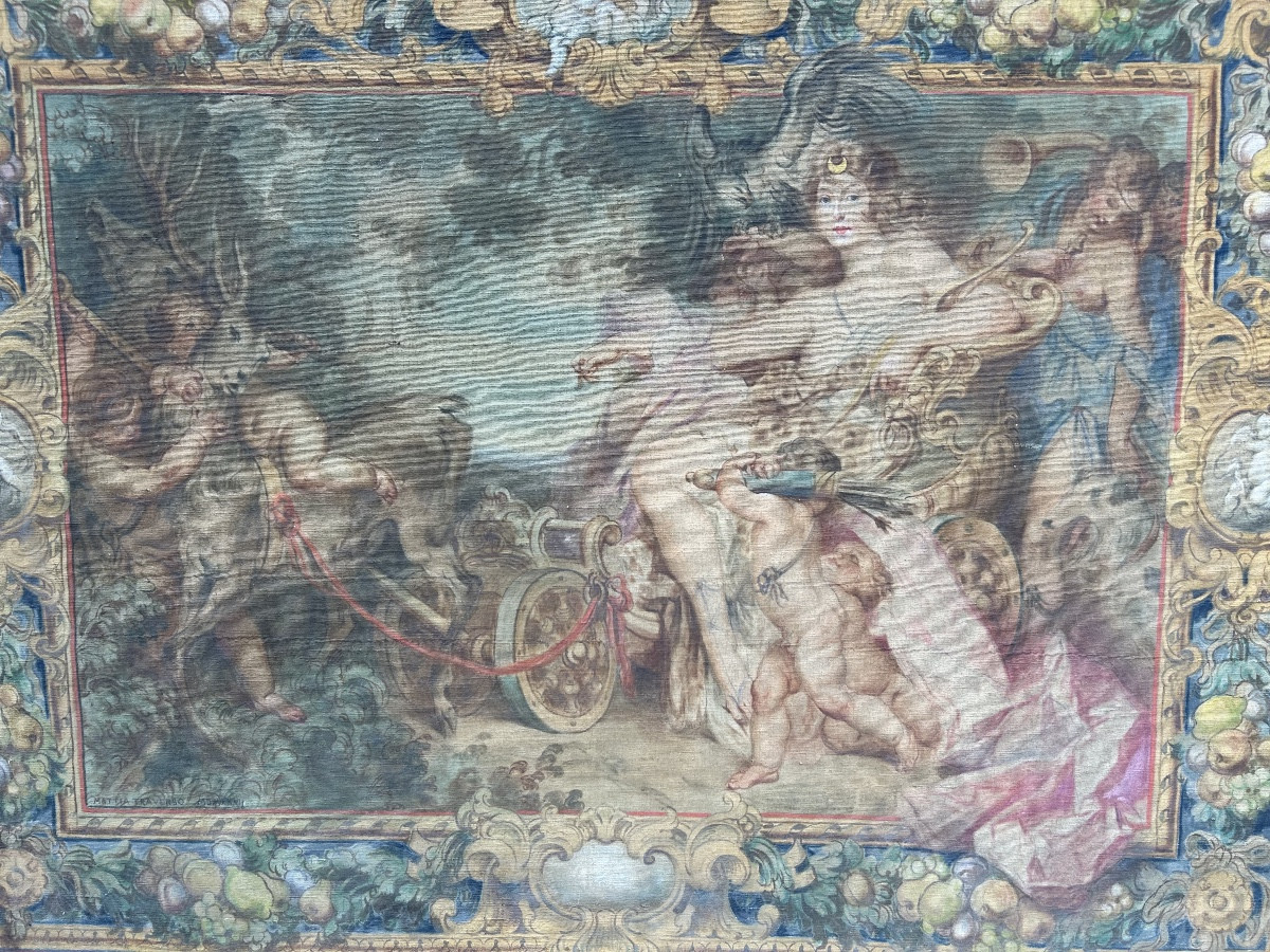 Painting By Mattia Traverso "diana And Her Entourage"-photo-1