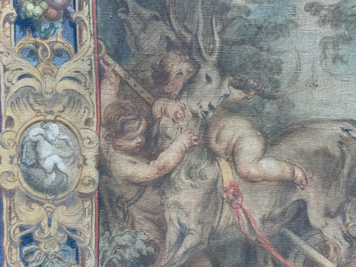 Painting By Mattia Traverso "diana And Her Entourage"-photo-4