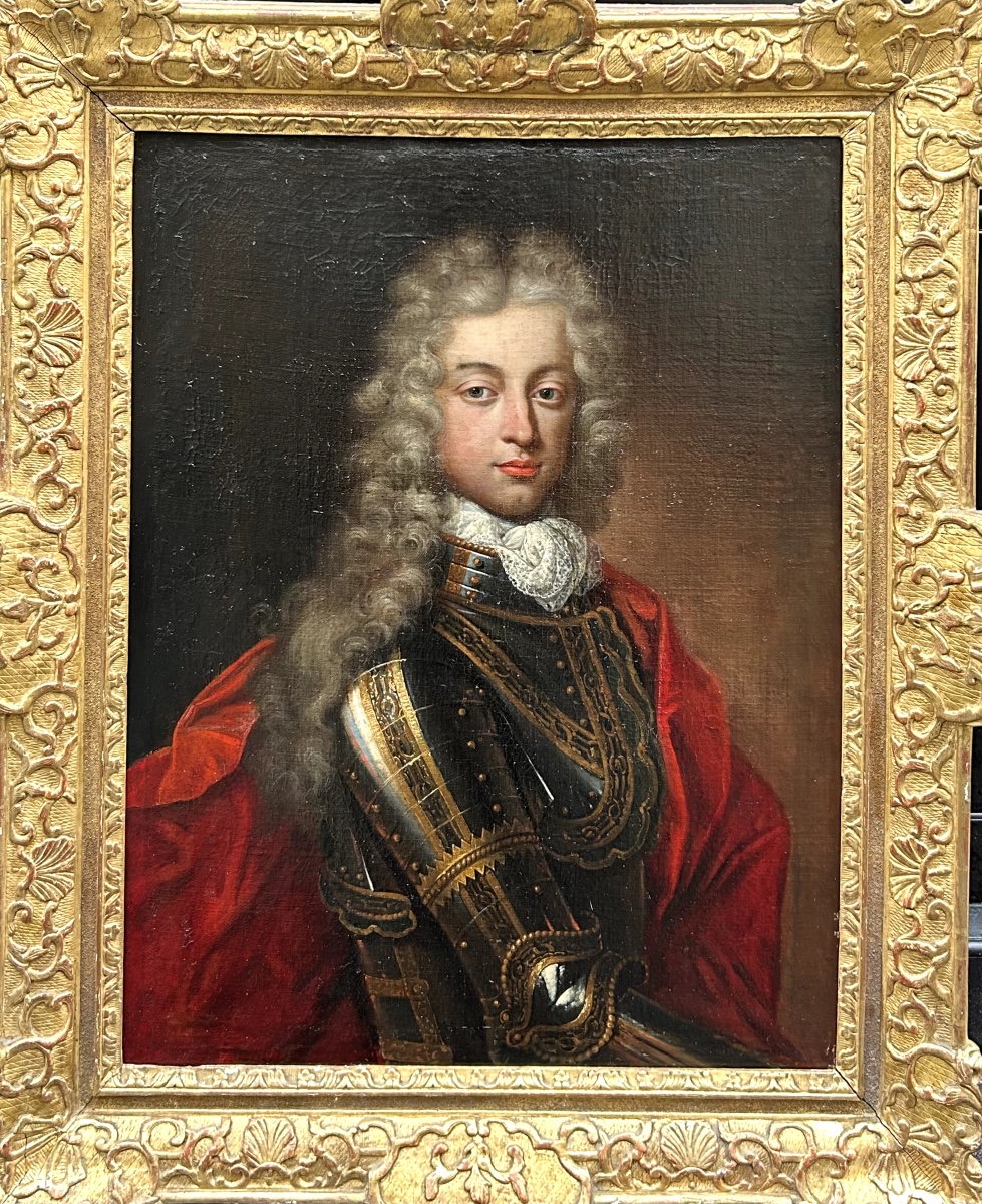 Portrait d’un gentilhomme aristocrate en armure, circa 1690-photo-5