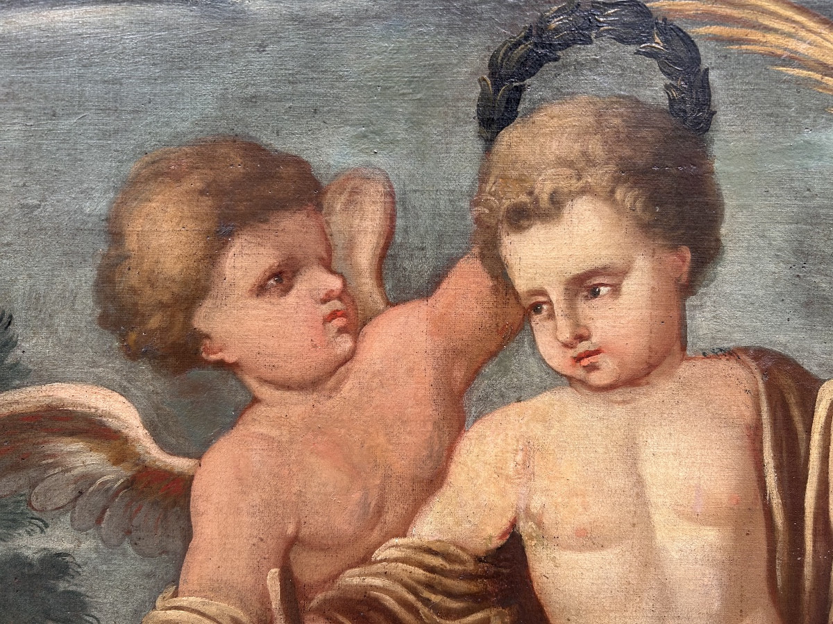 « Allégories », début XVIII siècle " La Victoire"-photo-3