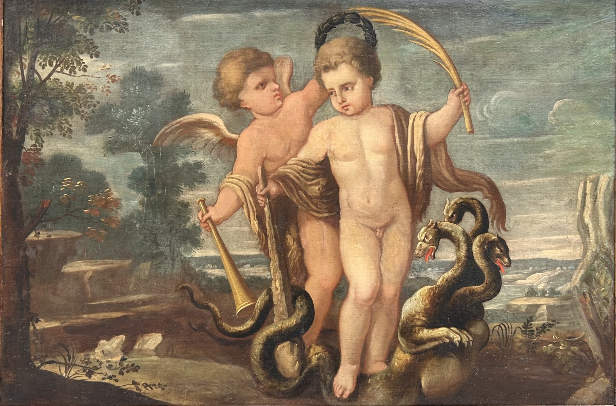 « Allégories », début XVIII siècle " La Victoire"-photo-4