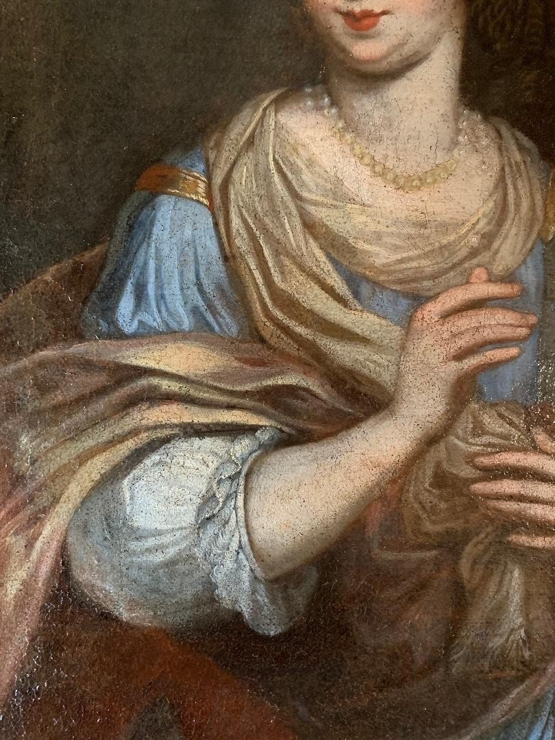 PORTRAIT DE FEMME DE QUALITÉ, XVII SIÈCLE-photo-2