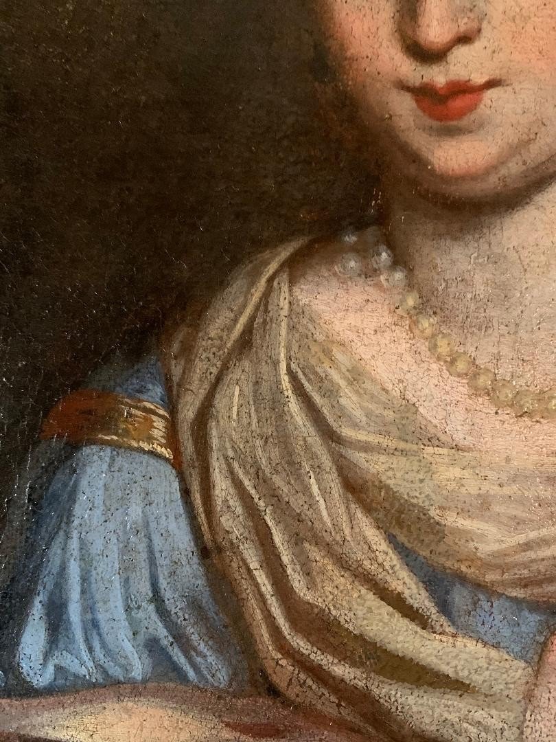 PORTRAIT DE FEMME DE QUALITÉ, XVII SIÈCLE-photo-3