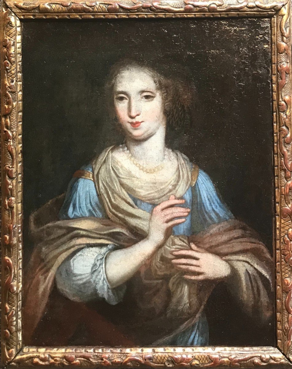 PORTRAIT DE FEMME DE QUALITÉ, XVII SIÈCLE