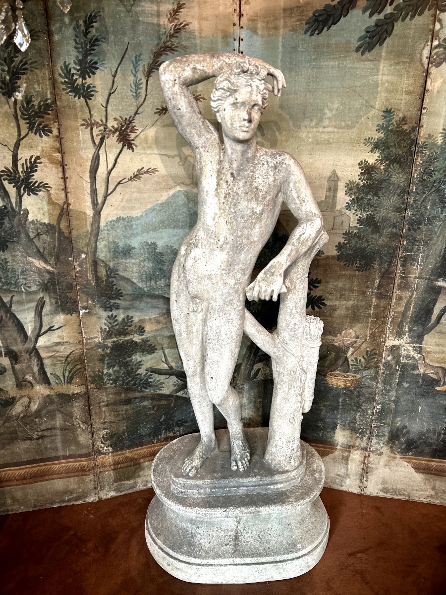 Apollo, Garden Sculpture, Circa 1900