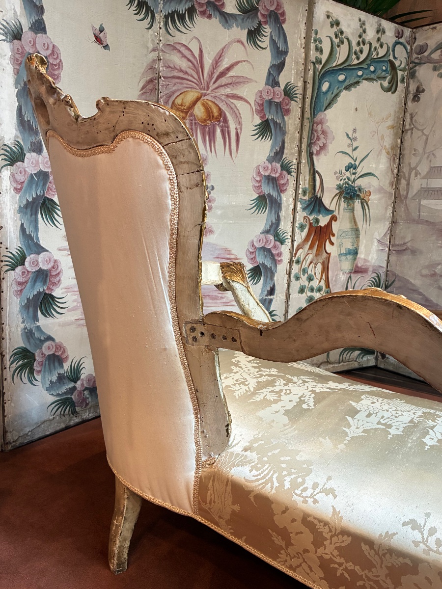 18th-century Venetian Bench Seat-photo-5