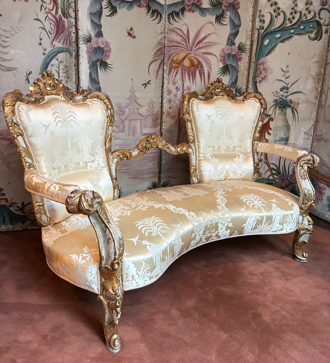 18th-century Venetian Bench Seat