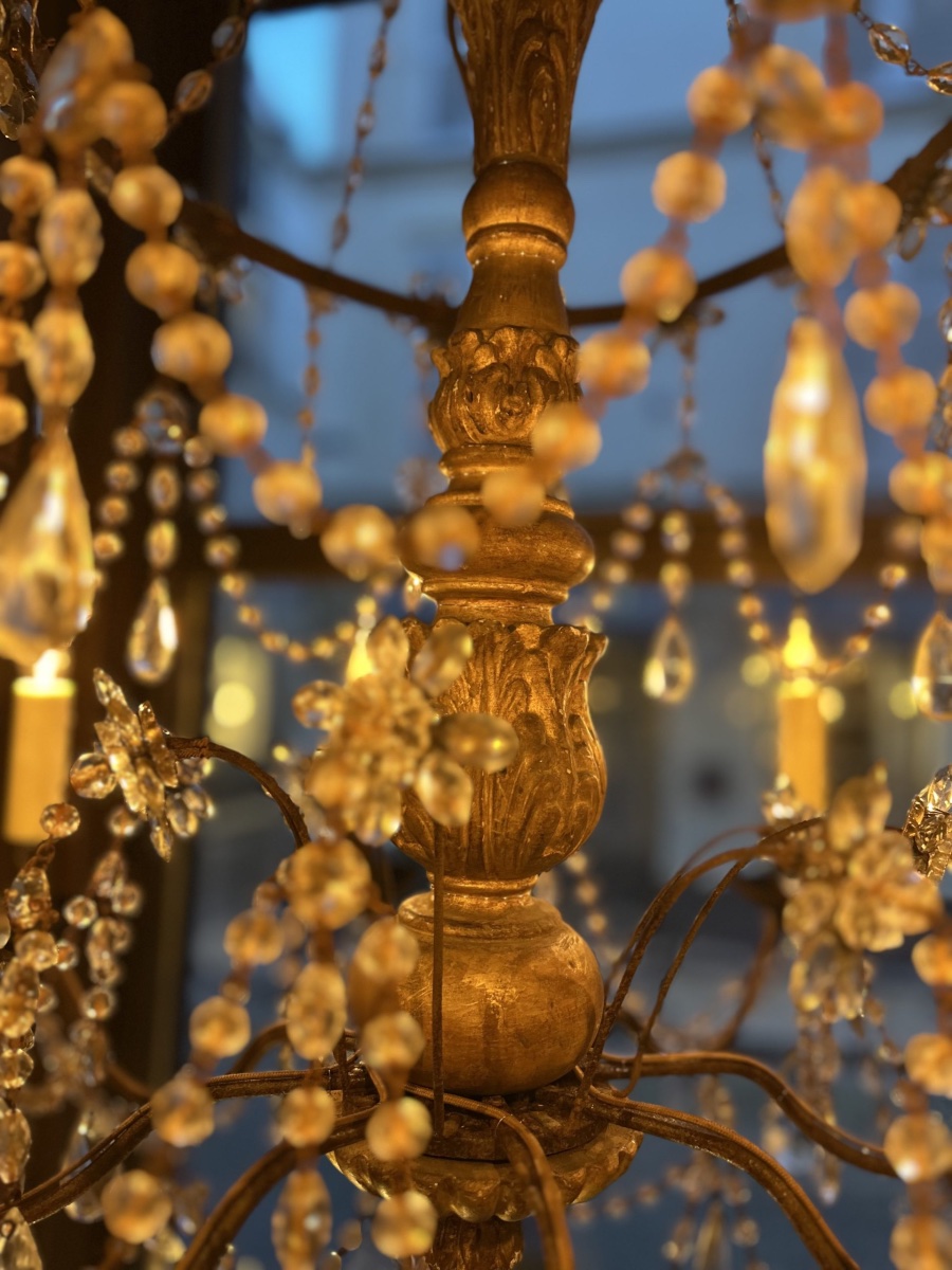 Genoese Chandelier, 18th Century-photo-3