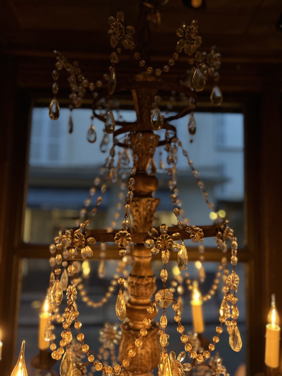 Genoese Chandelier, 18th Century-photo-4