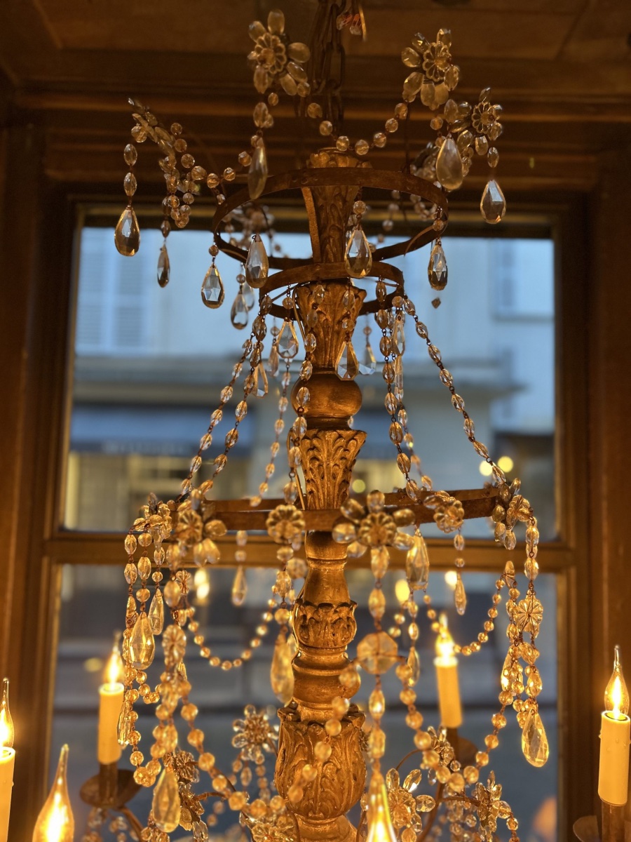 Genoese Chandelier, 18th Century-photo-1