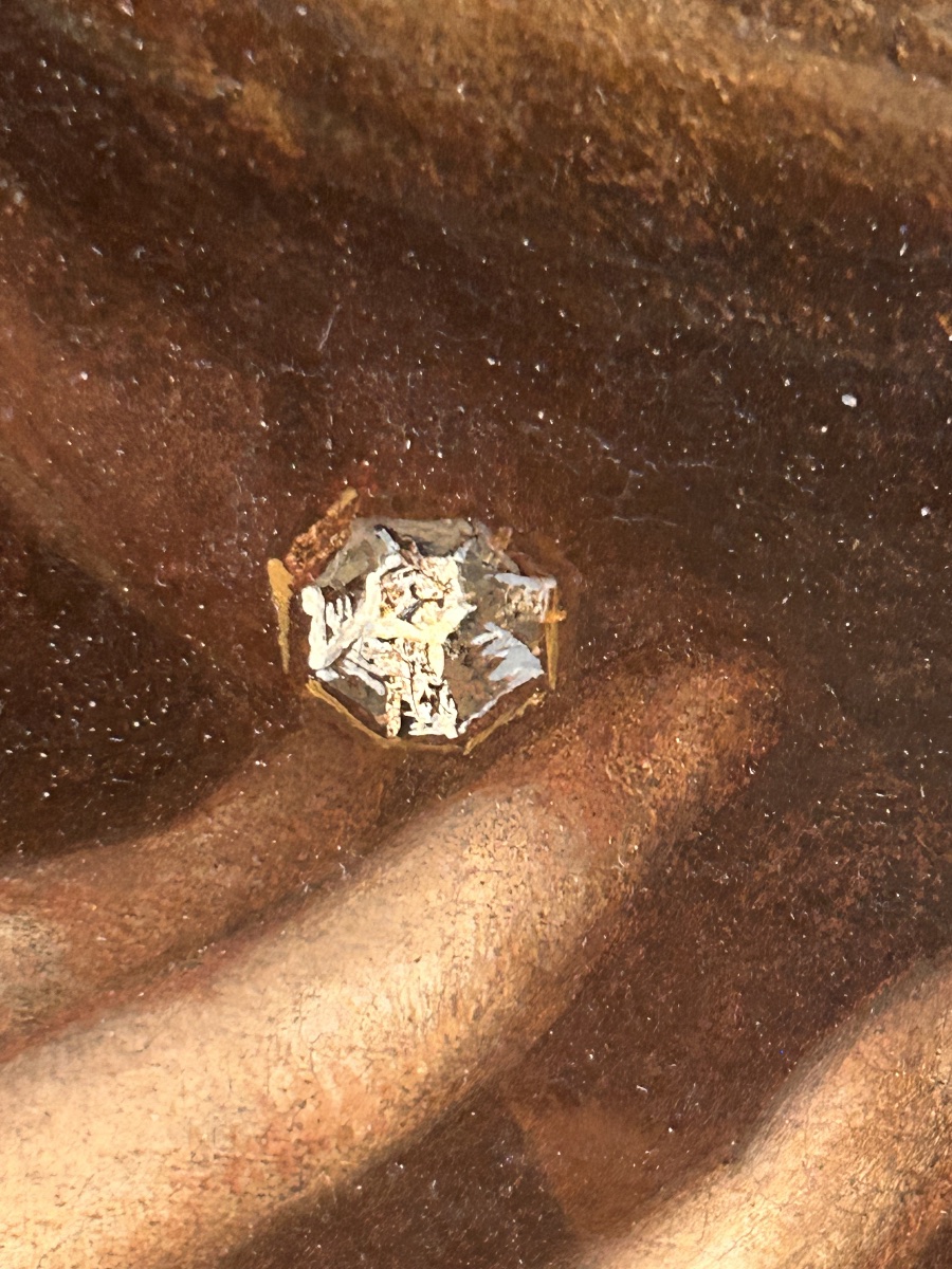 "PORTRAIT D'UNE DAME AU DIAMANT", ÉPOQUE RÉGENCE-photo-4