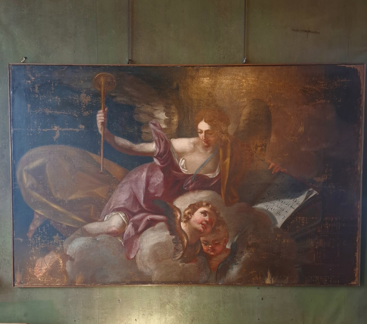 Scène du Jugement dernier XVIII siècle 