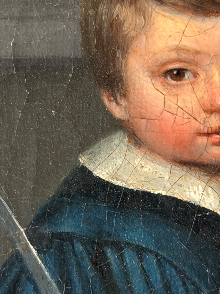 Portrait des enfants de la famille Prévôt Renaud de Saint-Lézin, « Caours peintre du Roy »-photo-5