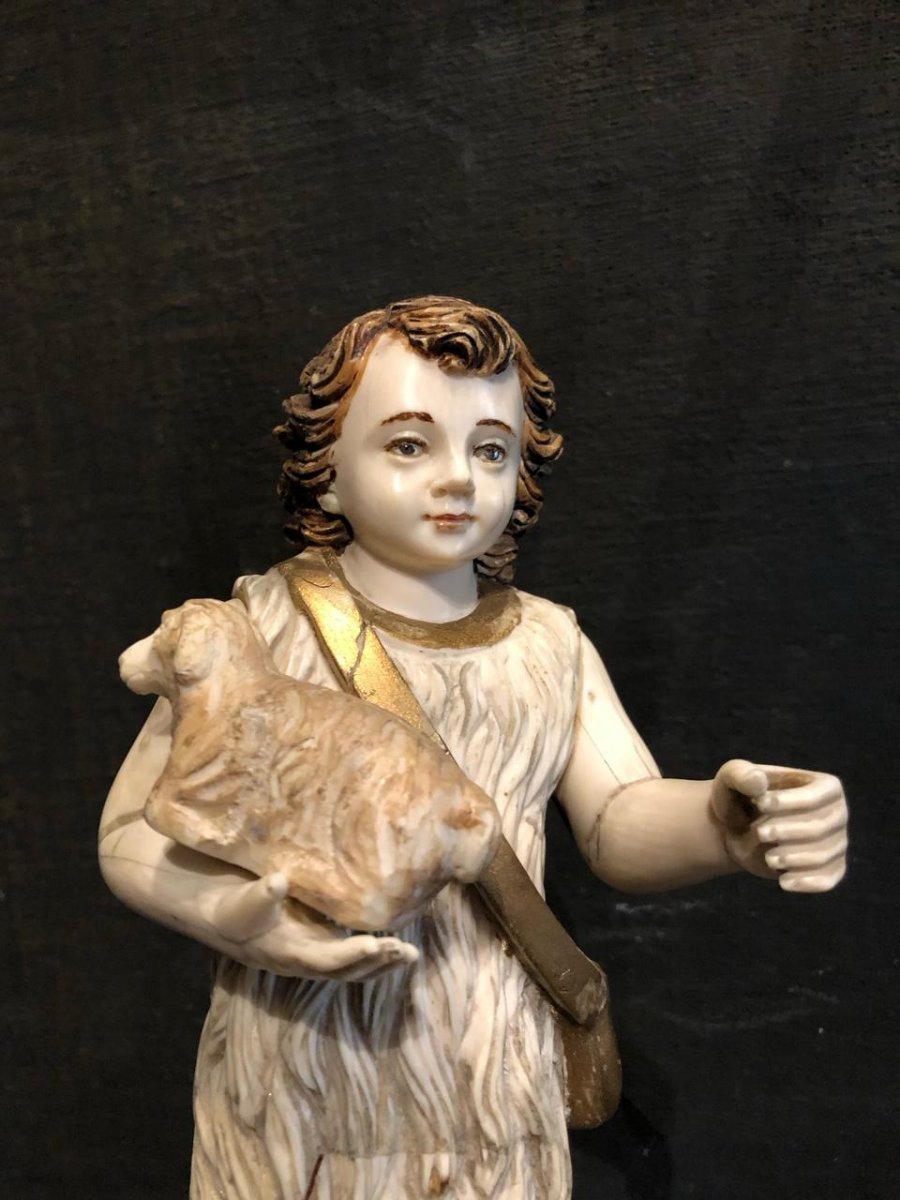 Saint John The Baptist In Ivory-photo-2