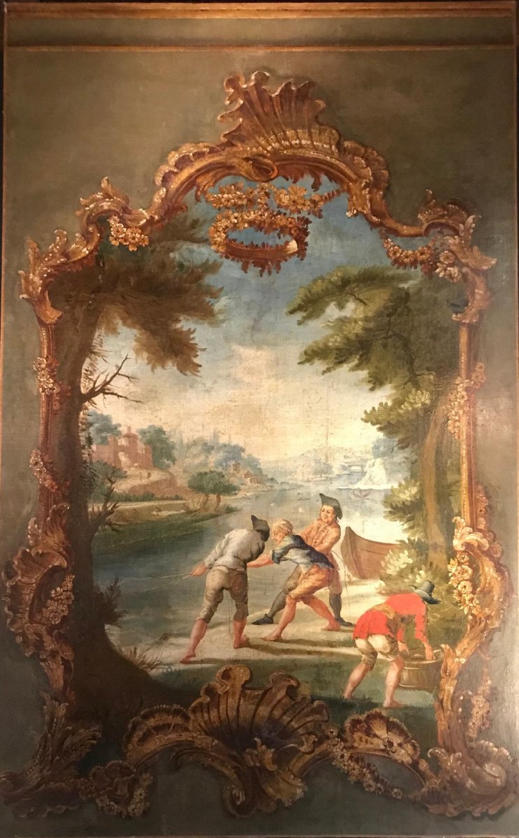 Fishing Scene, 18th C.