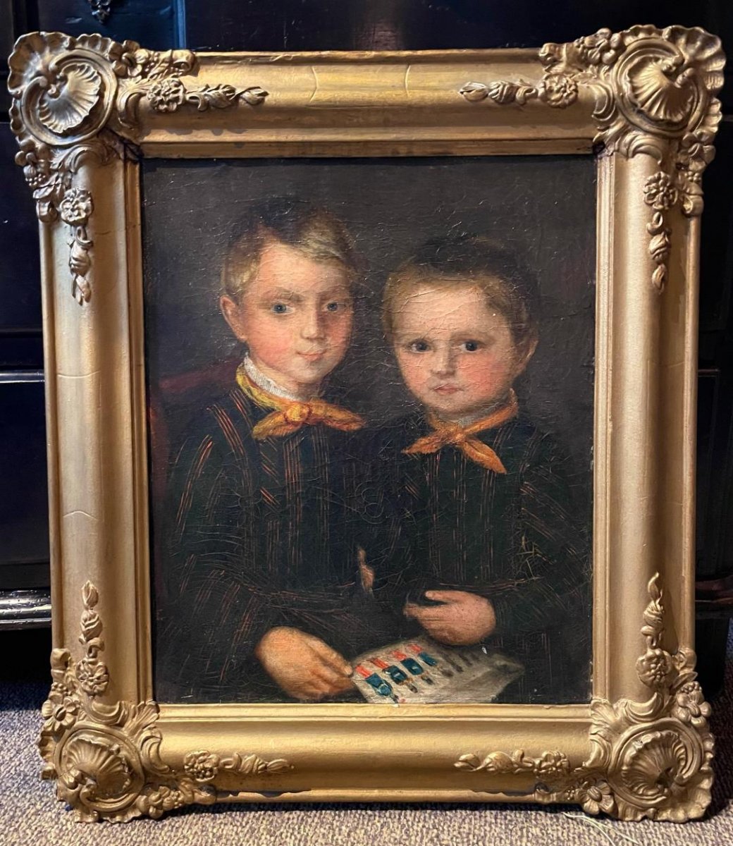 Portrait Of Two Children-photo-3