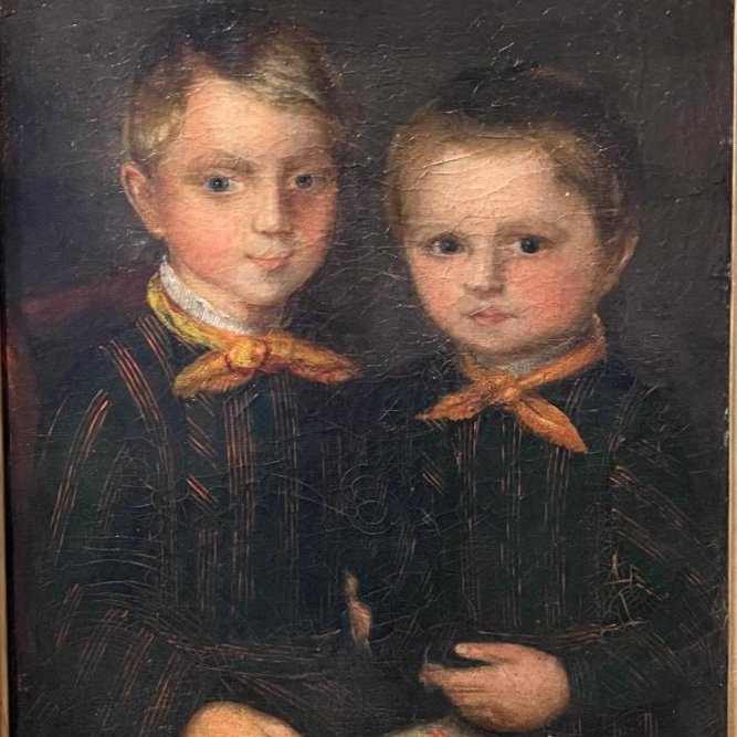 Portrait de deux enfants