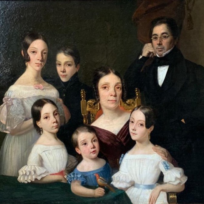 Portrait de famille, XIX siècle