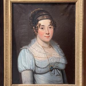 "portrait Of Mademoiselle Murat", Empire Period, 19th Century, France